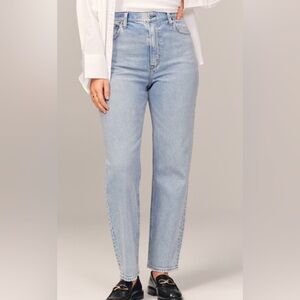 Abercrombie & Fitch The Ankle Straight Ultra High Rise Jeans